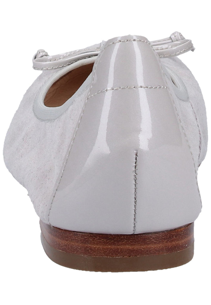Caprice Ballerinas Veloursleder Hellgrau