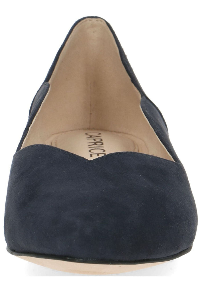 Caprice Ballerinas Veloursleder Ocean