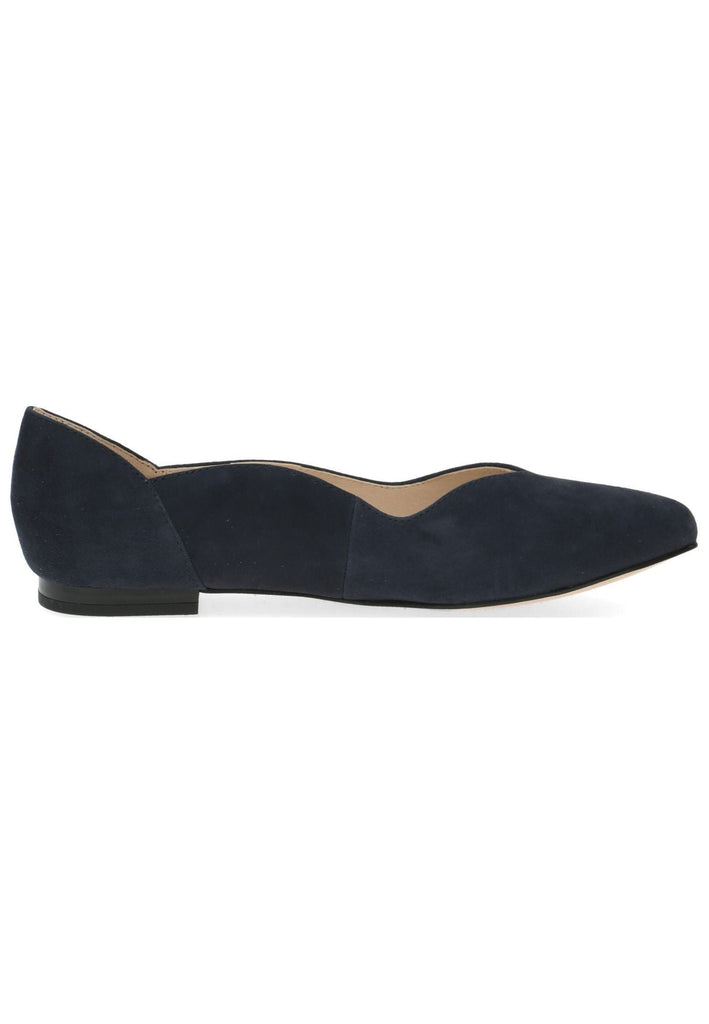Caprice Ballerinas Veloursleder Ocean