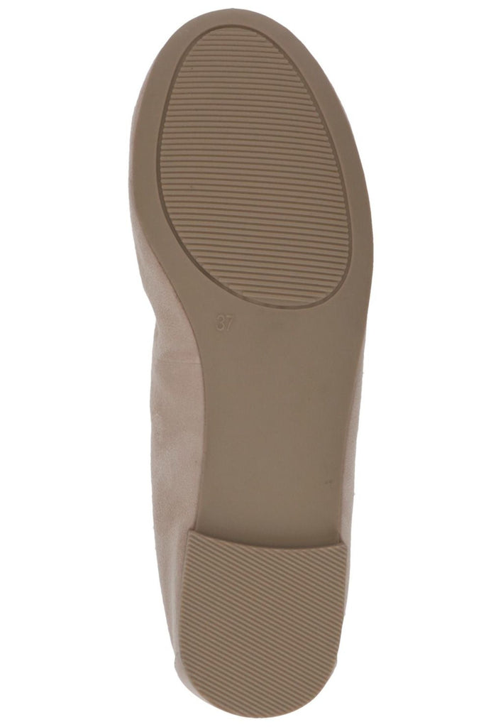 Caprice Ballerinas Veloursleder Rose