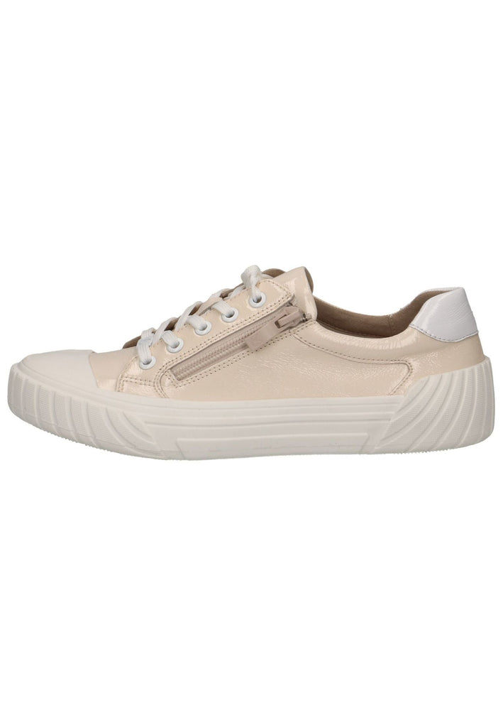 Halbschuhe Caprice Halbschuhe Leder Beige
