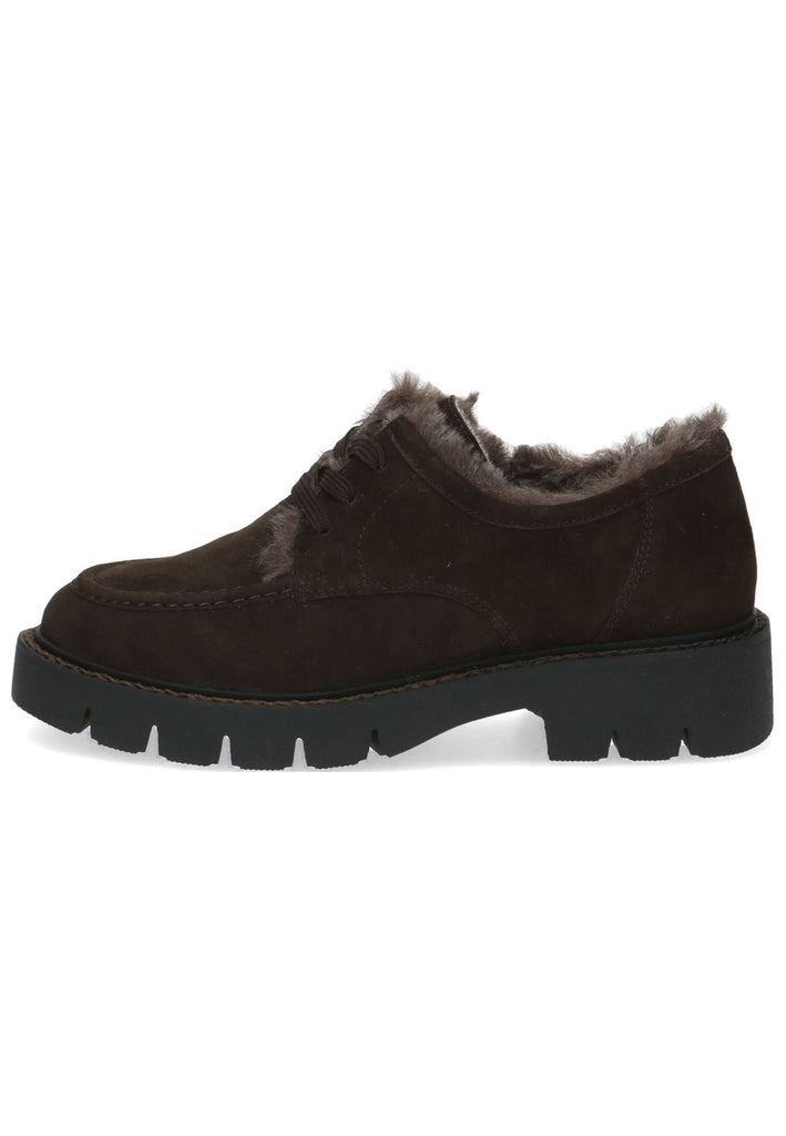 Caprice Halbschuhe Leder Dunkelbraun