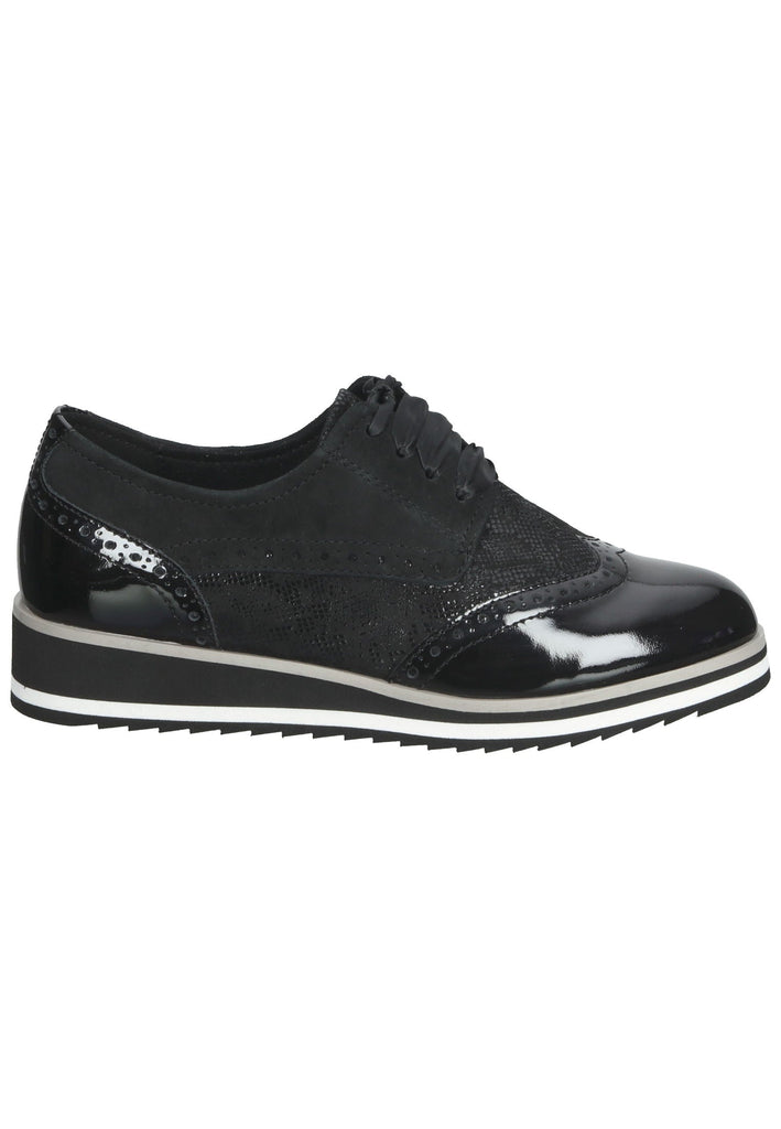 Caprice Halbschuhe Leder Schwarz