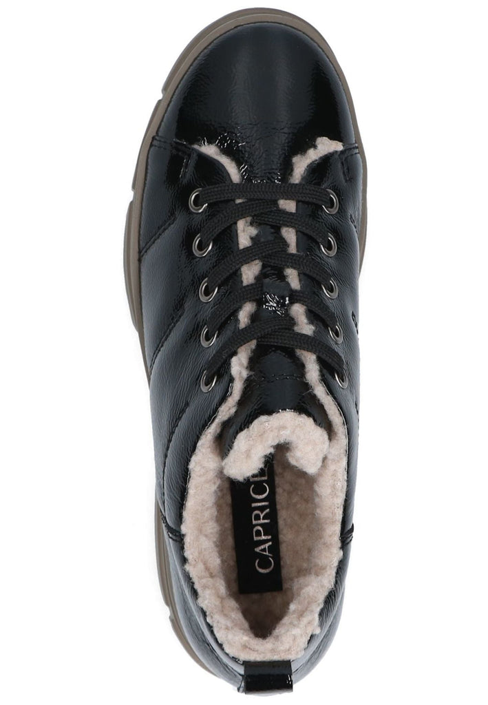 Caprice Halbschuhe Leder Schwarz Warmfutter