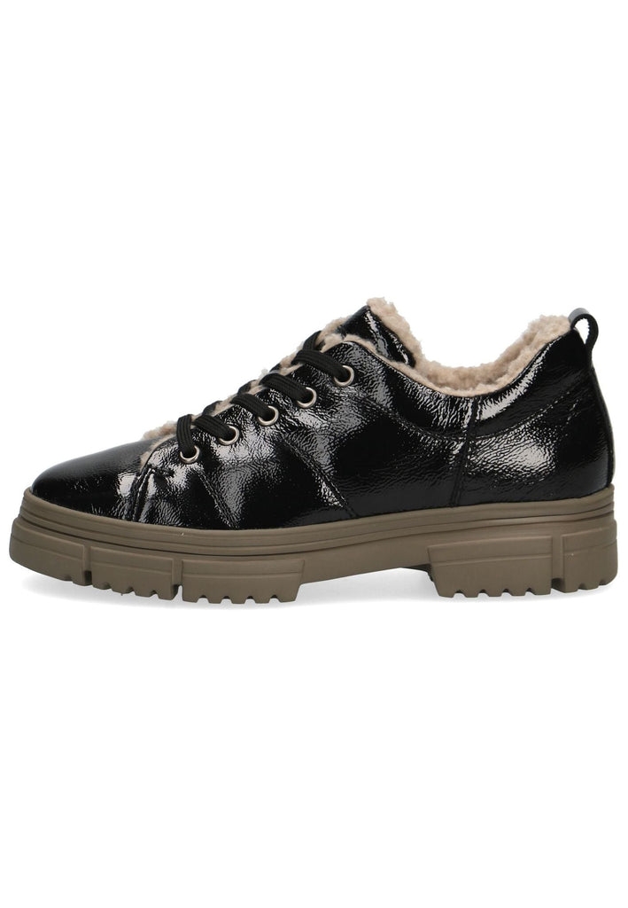 Caprice Halbschuhe Leder Schwarz Warmfutter