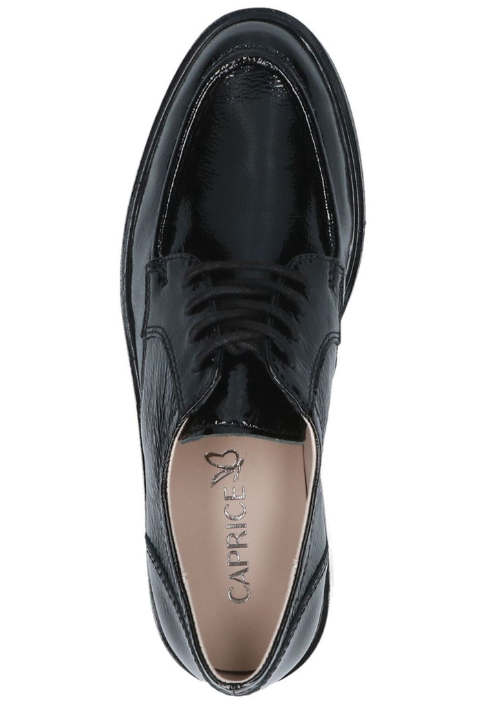 Caprice Halbschuhe Nappaleder Schwarz Lack