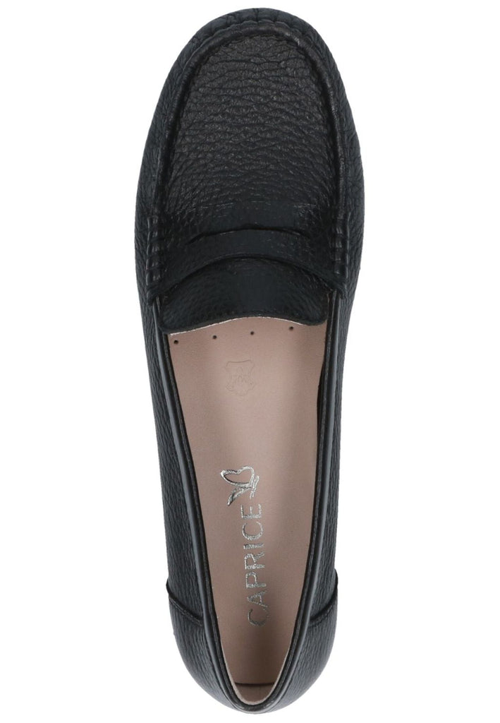 Caprice Mokassin Leder Schwarz