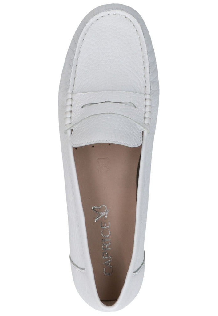 Caprice Mokassin Leder Weiß