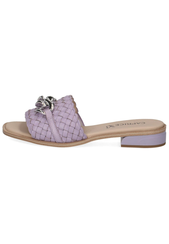Pantoletten Caprice Pantoletten Leder Lavender