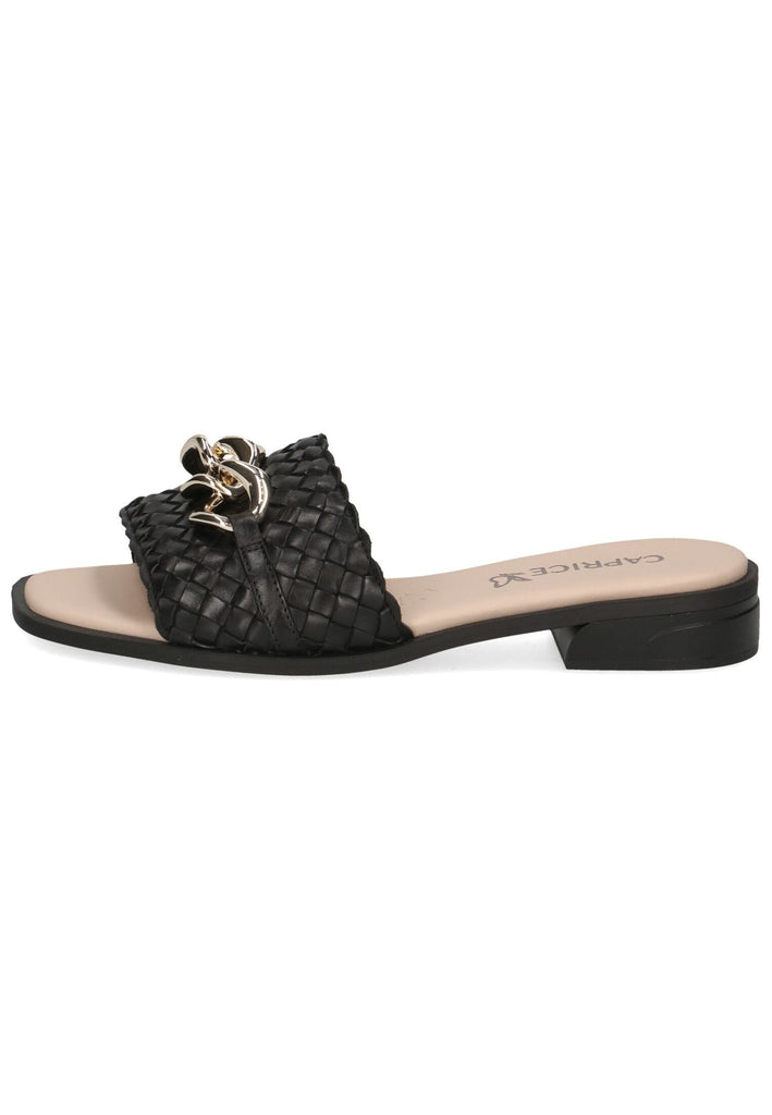 Pantoletten Caprice Pantoletten Nappaleder Schwarz