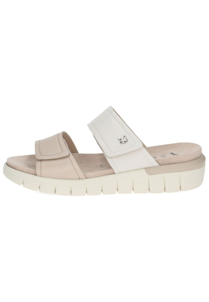 Caprice Pantoletten Leder Beige