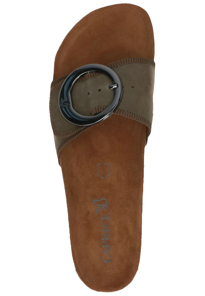 Caprice Pantoletten Leder Braun