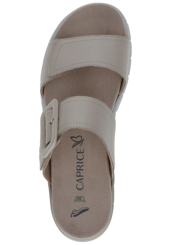Caprice Pantoletten Leder Cream