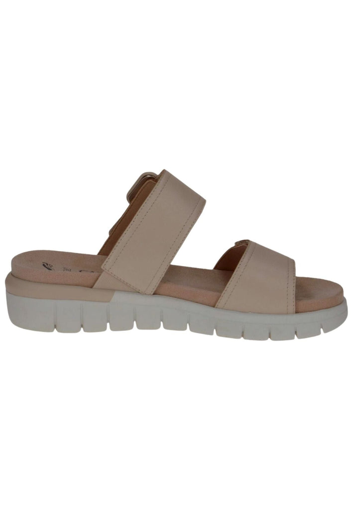 Caprice Pantoletten Leder Cream