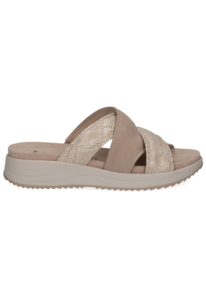 Caprice Pantoletten Leder Sand