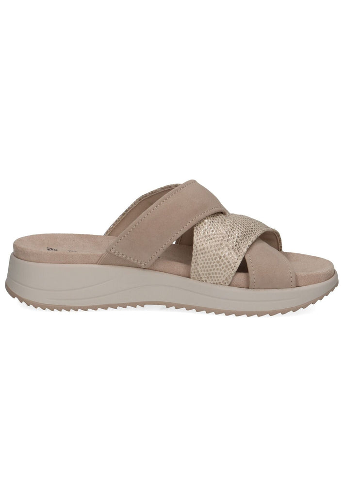 Caprice Pantoletten Leder Sand