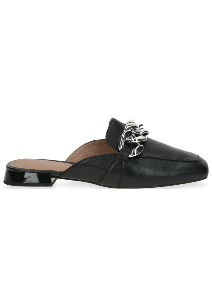 Caprice Pantoletten Leder Schwarz