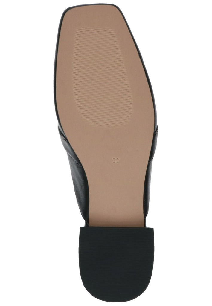 Caprice Pantoletten Leder Schwarz