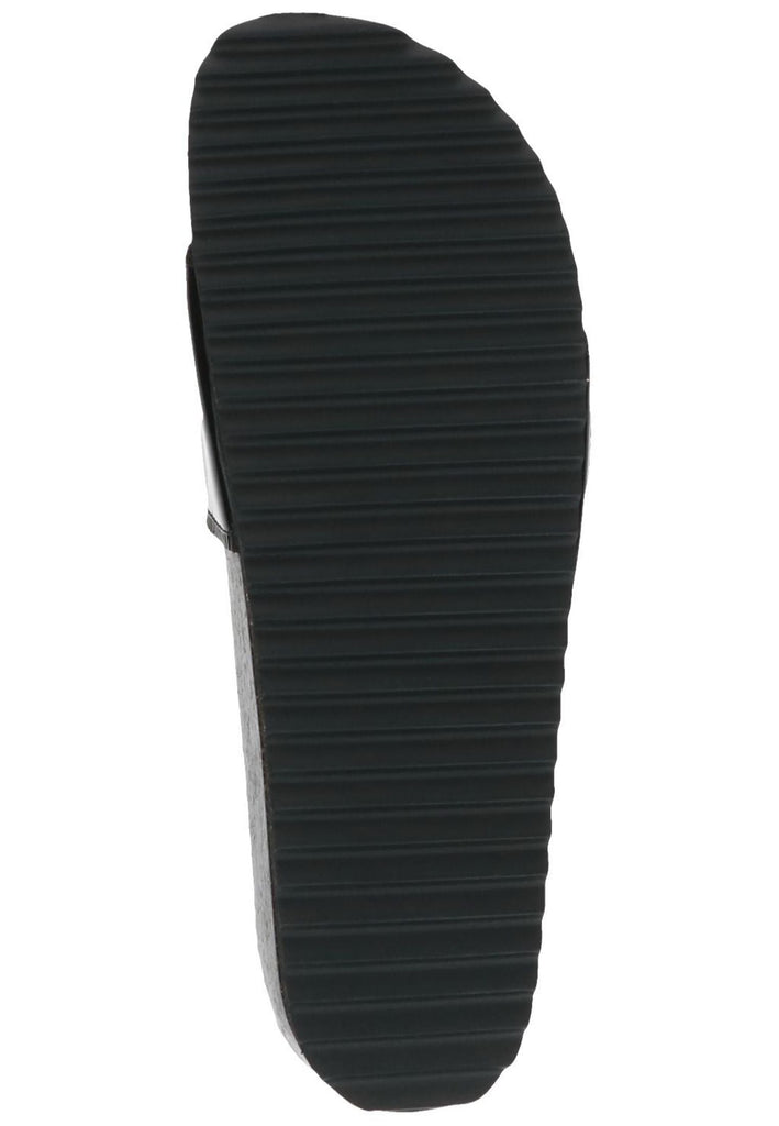 Caprice Pantoletten Leder Schwarz