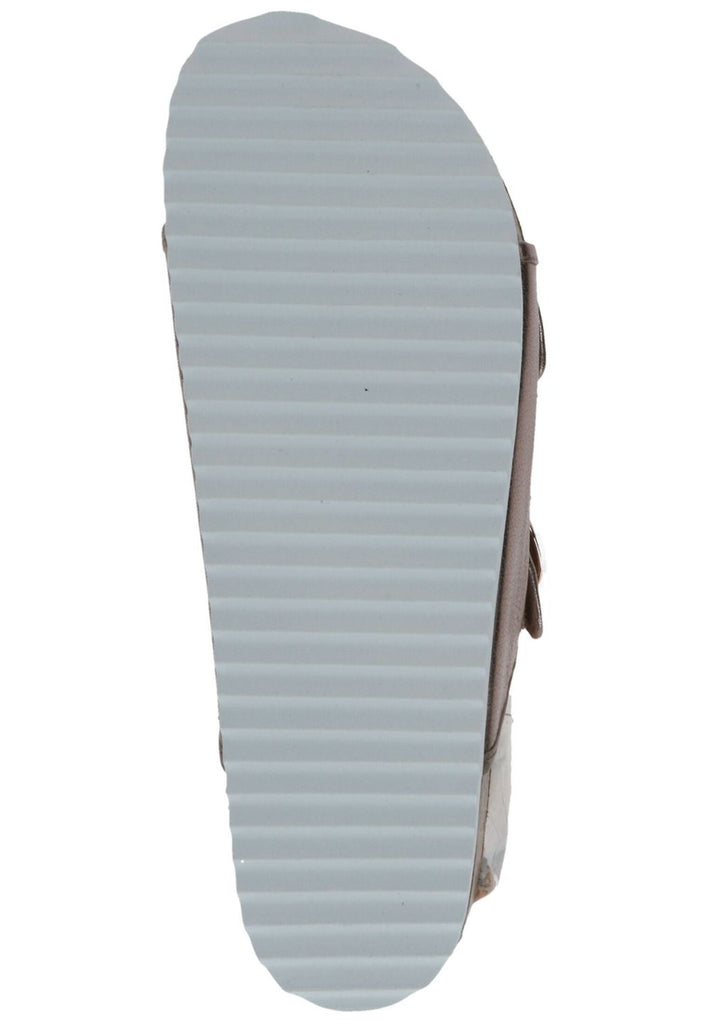 Caprice Pantoletten Leder Taupe