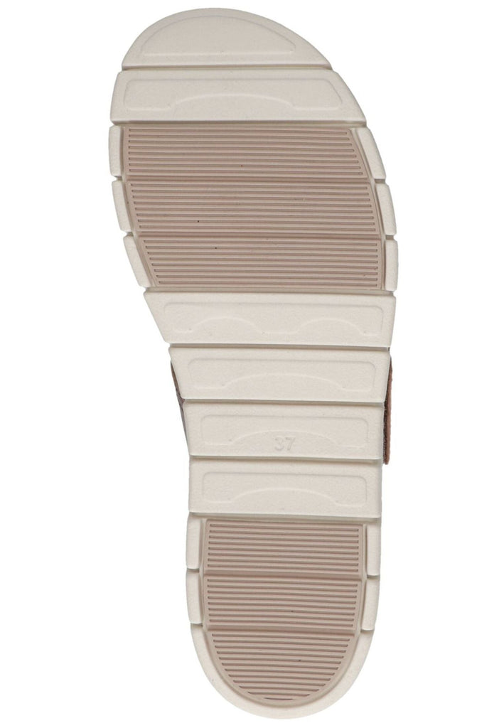 Caprice Pantoletten Leder Taupe