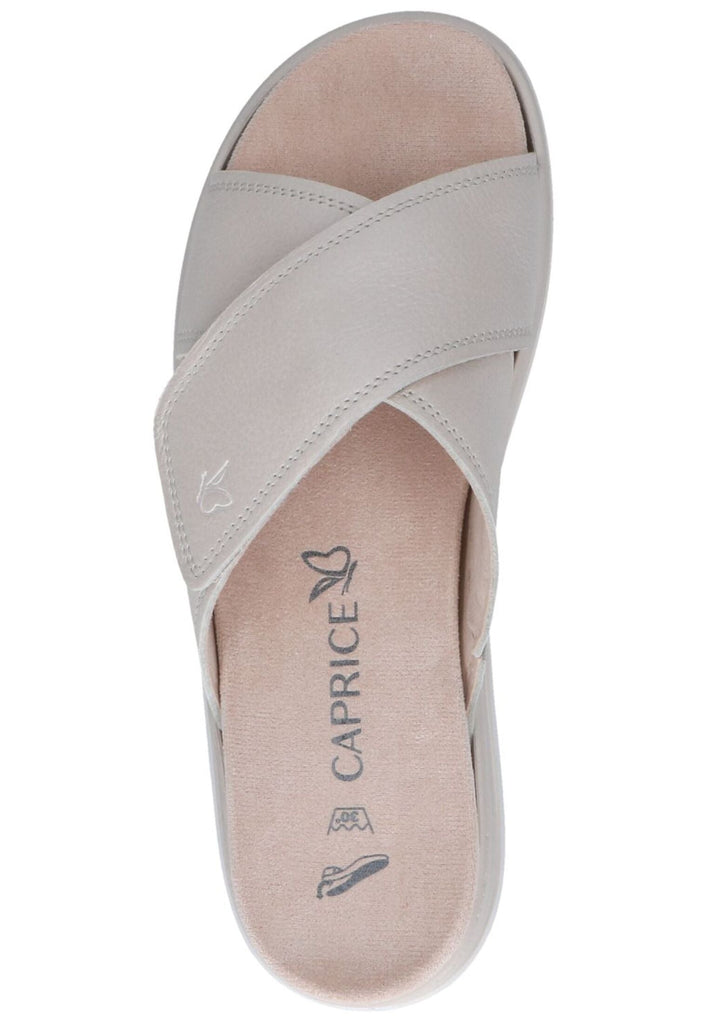 Caprice Pantoletten Nappaleder Beige