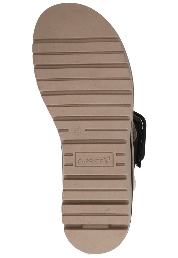 Caprice Pantoletten Nubukleder Schwarz