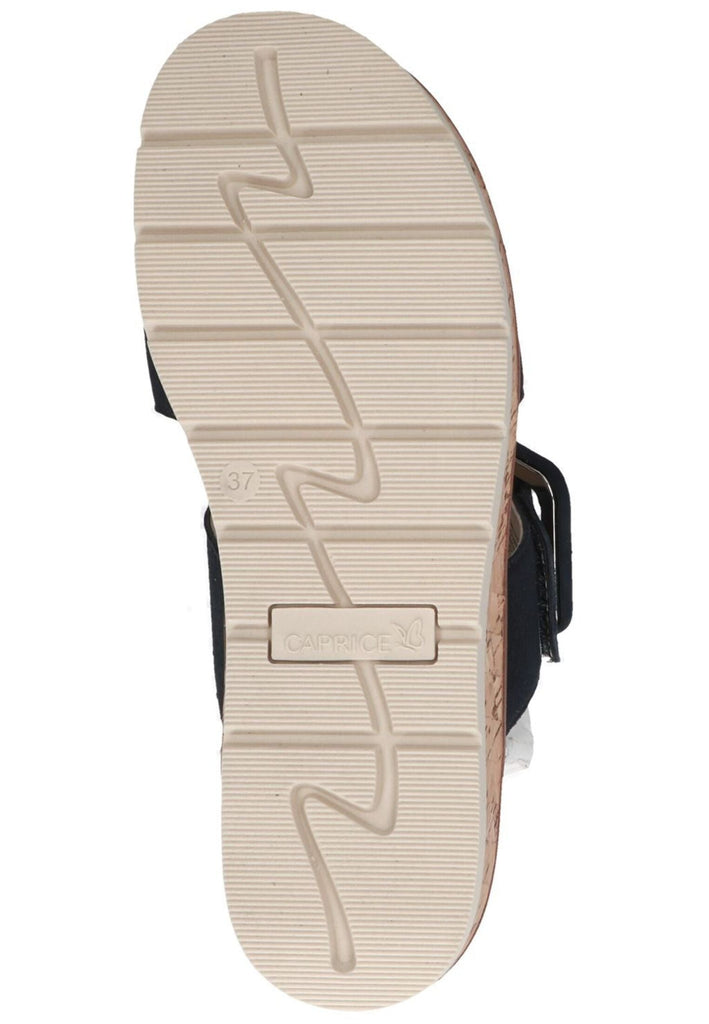 Caprice Pantoletten Veloursleder Ozean