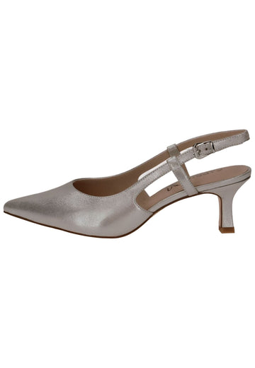 Pumps Caprice Pumps Leder Silber