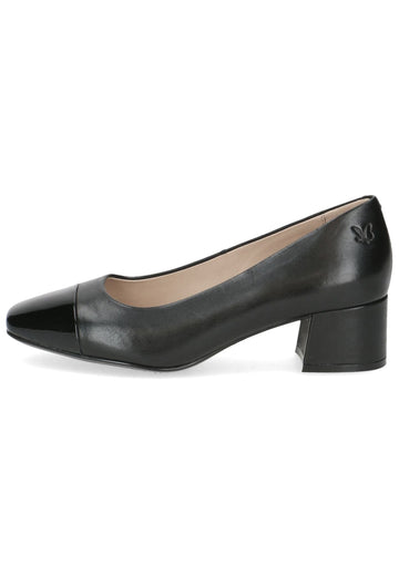 Pumps Caprice Pumps Leder/Textil Schwarz