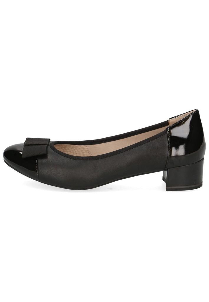 Pumps Caprice Pumps Leder/Textil Schwarz