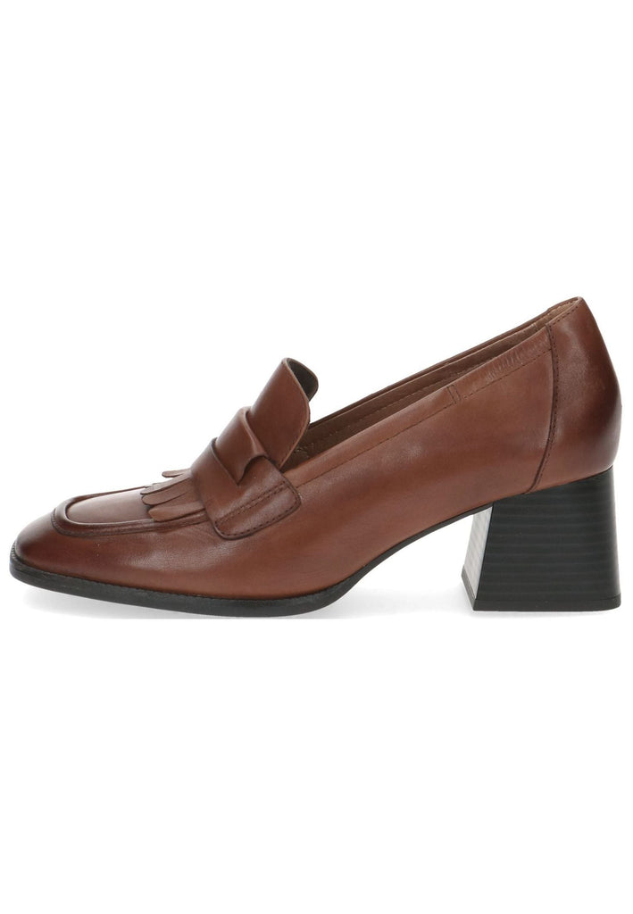 Caprice Pumps Leder Cognac