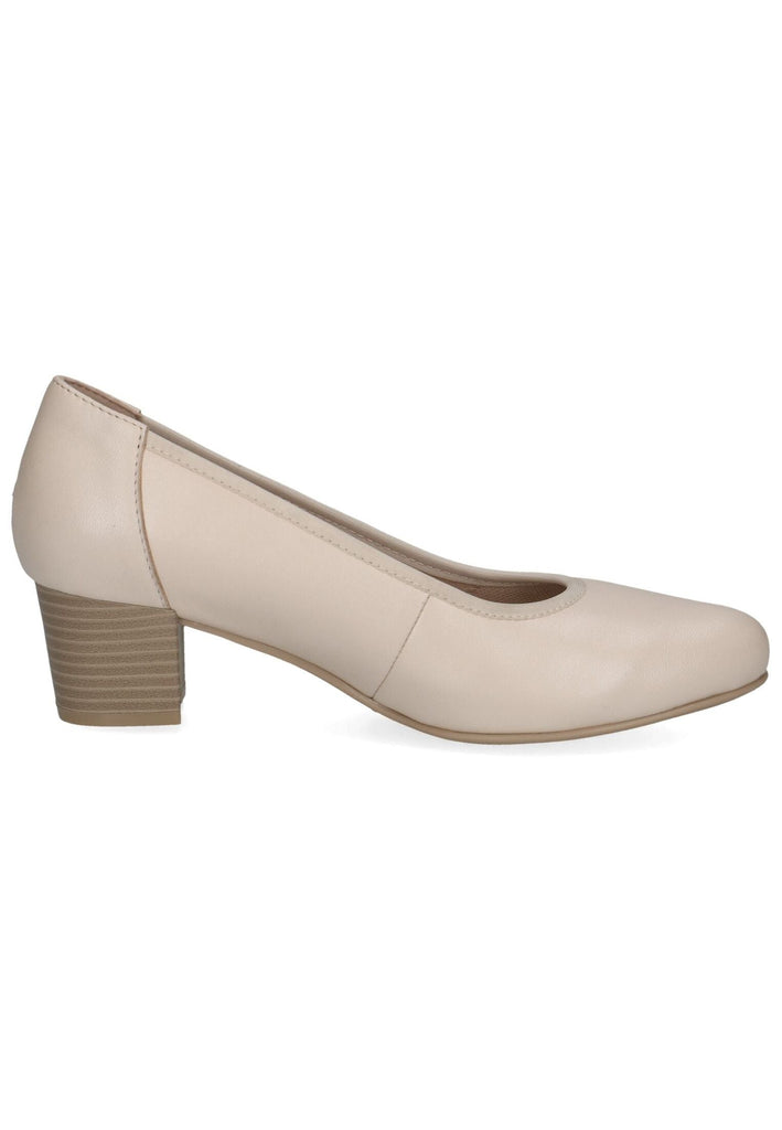 Caprice Pumps Leder Cream