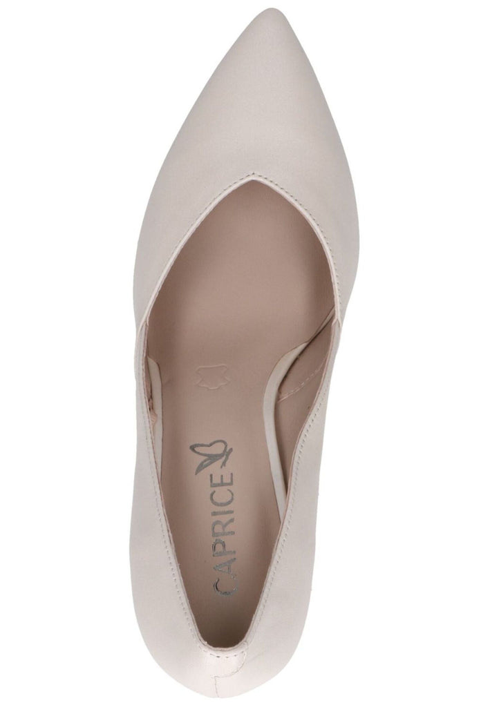 Caprice Pumps Leder Cream