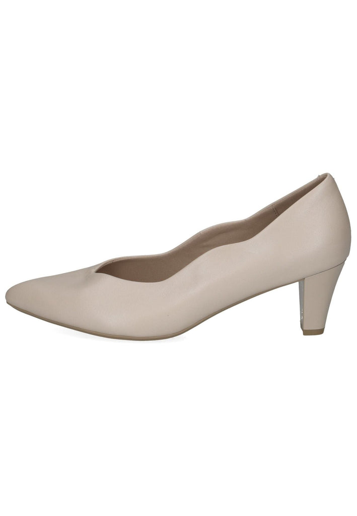Caprice Pumps Leder Cream