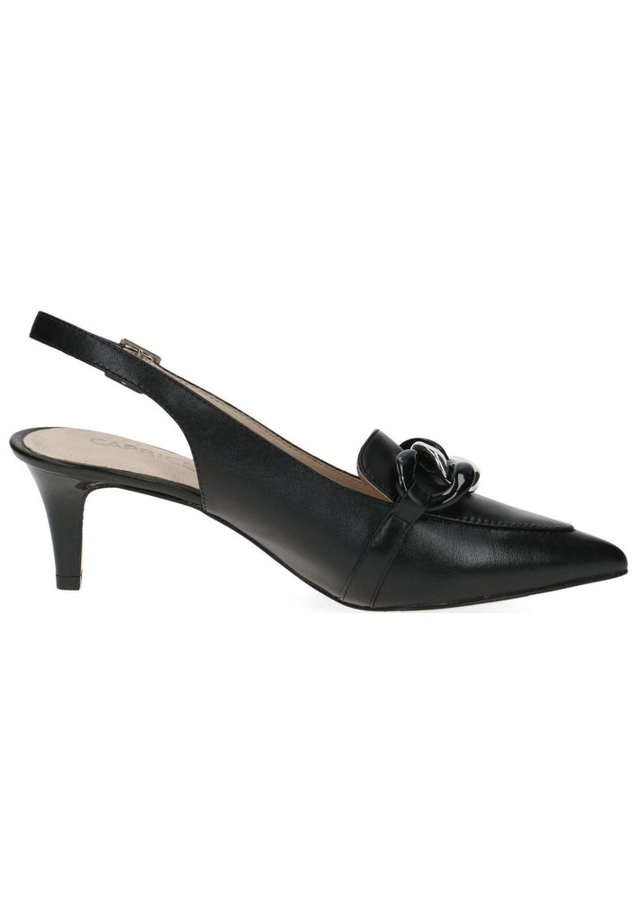Caprice Pumps Leder Schwarz