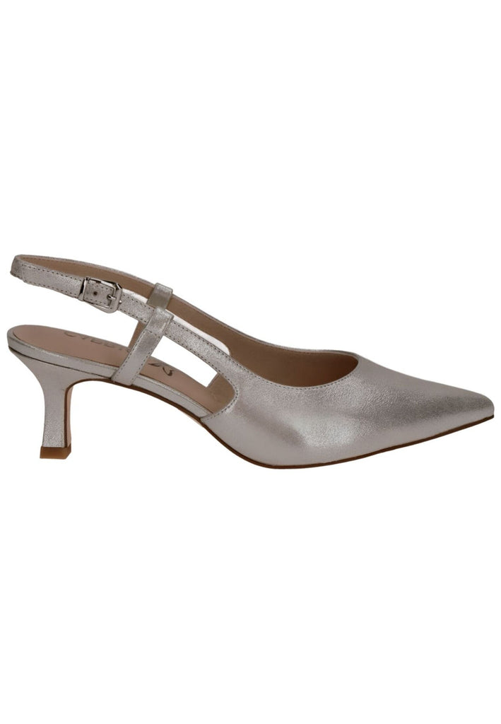 Caprice Pumps Leder Silber