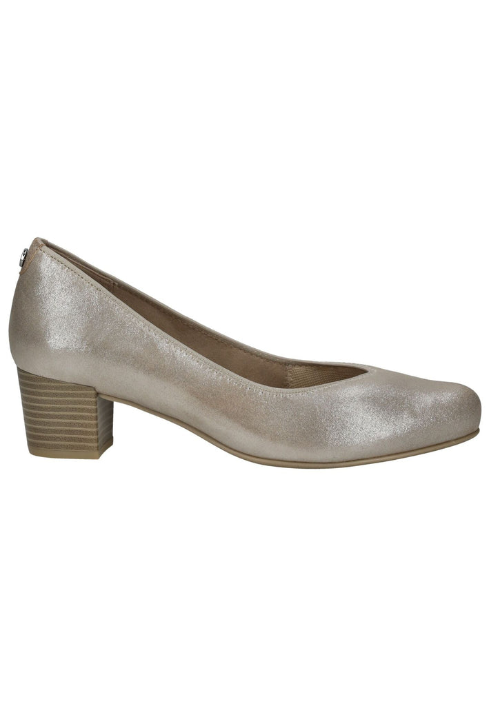 Caprice Pumps Leder Taupe