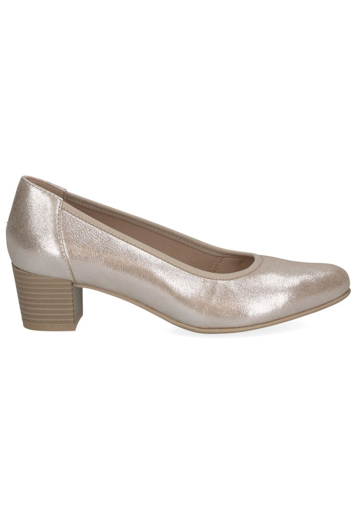 Caprice Pumps Leder Taupe