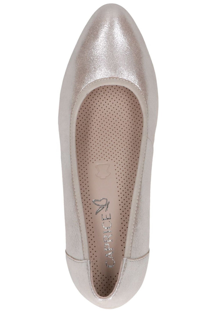 Caprice Pumps Leder Taupe