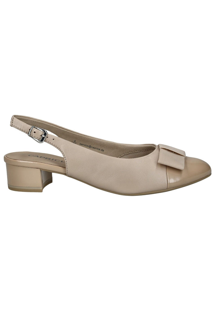 Caprice Pumps Leder/Textil Beige