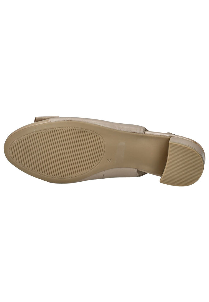 Caprice Pumps Leder/Textil Beige