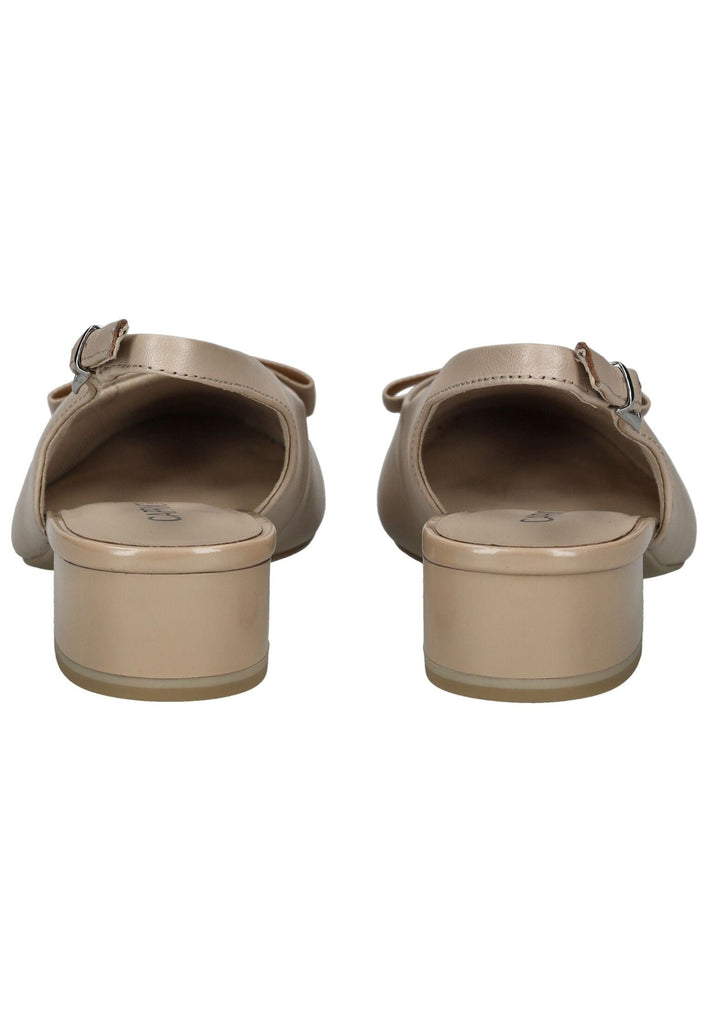 Caprice Pumps Leder/Textil Beige