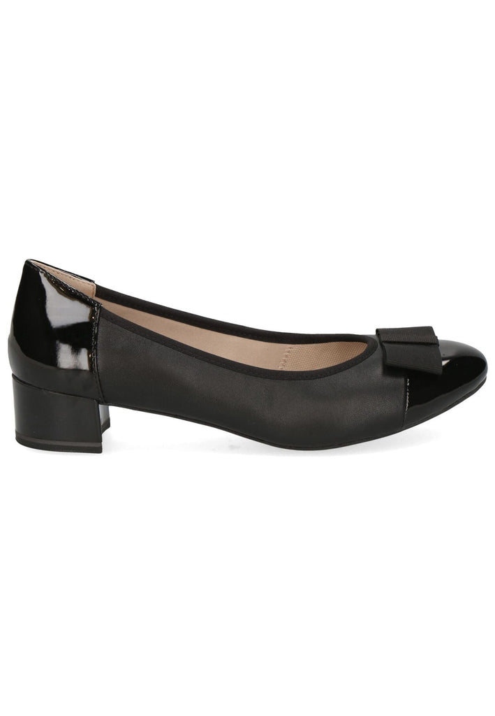 Caprice Pumps Leder/Textil Schwarz