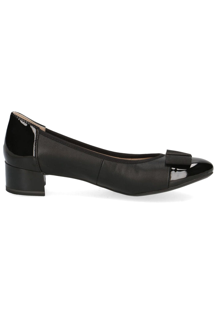 Caprice Pumps Leder/Textil Schwarz