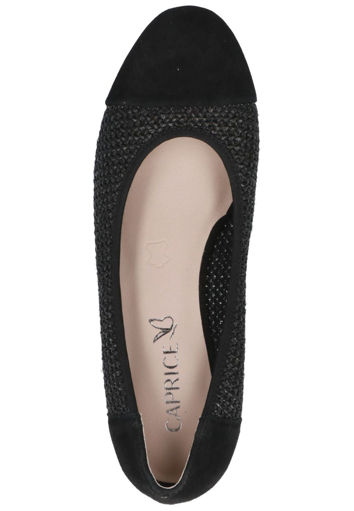 Caprice Pumps Leder/Textil Schwarz