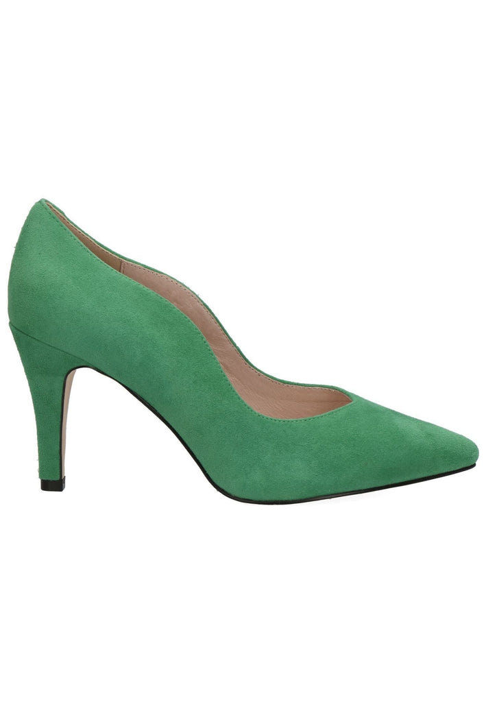 Caprice Pumps Veloursleder Grün