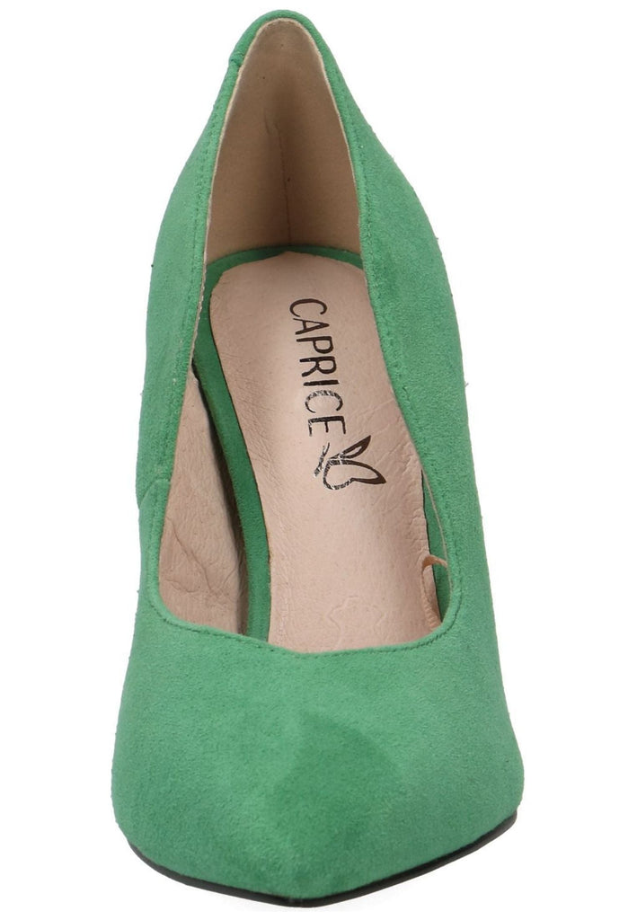 Caprice Pumps Veloursleder Grün