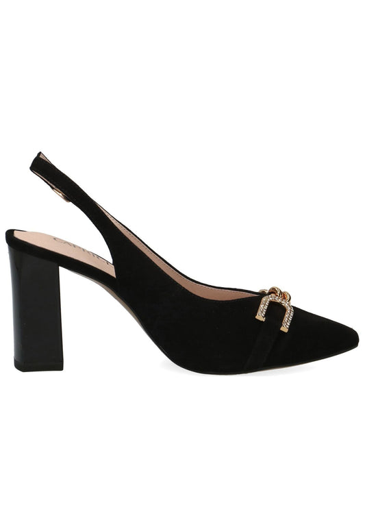 Caprice Pumps Veloursleder Schwarz