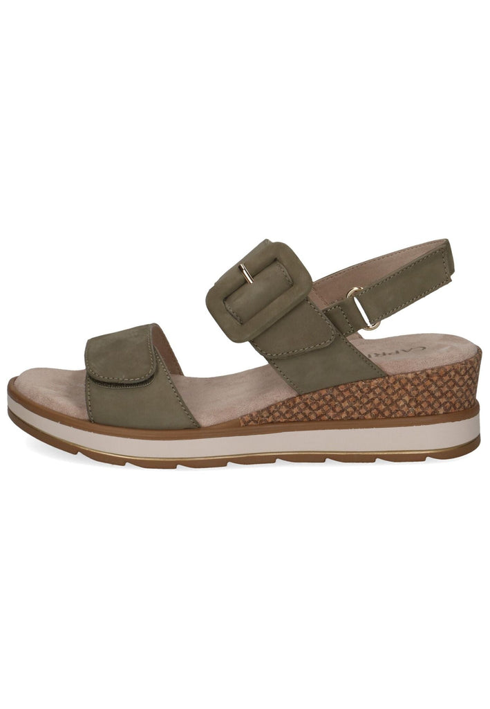 Sandalen Caprice Sandalen Leder Olive